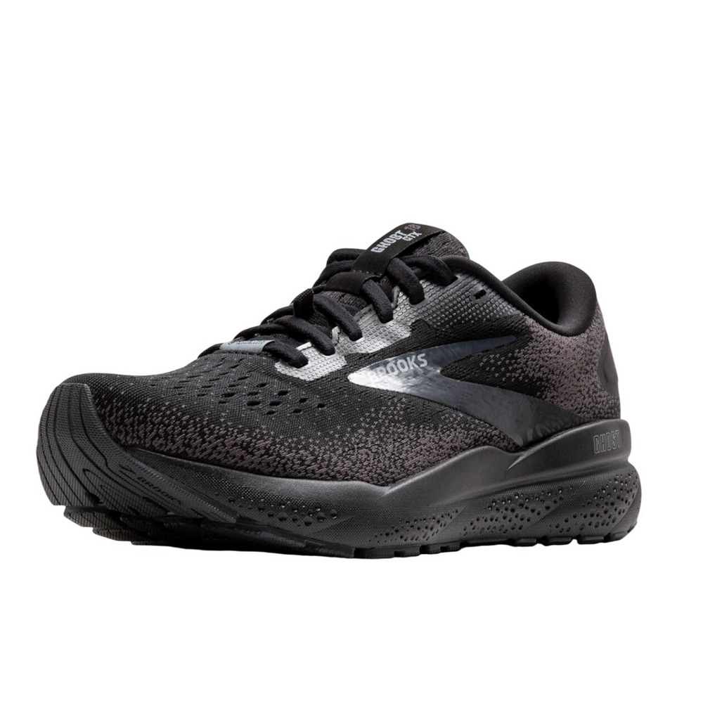 Brooks Ghost 16 Womens Running Shoes‎ Black Wide D 1204071D020 Size 6 NWOB